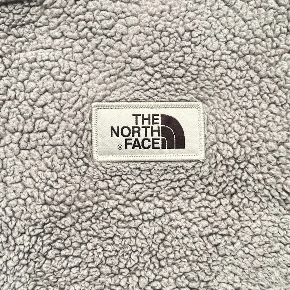 North Face Campshire Pullover Mens L Gray Sherpa Fleece Half Zip Style# NF0A33QX - Picture 5 of 8